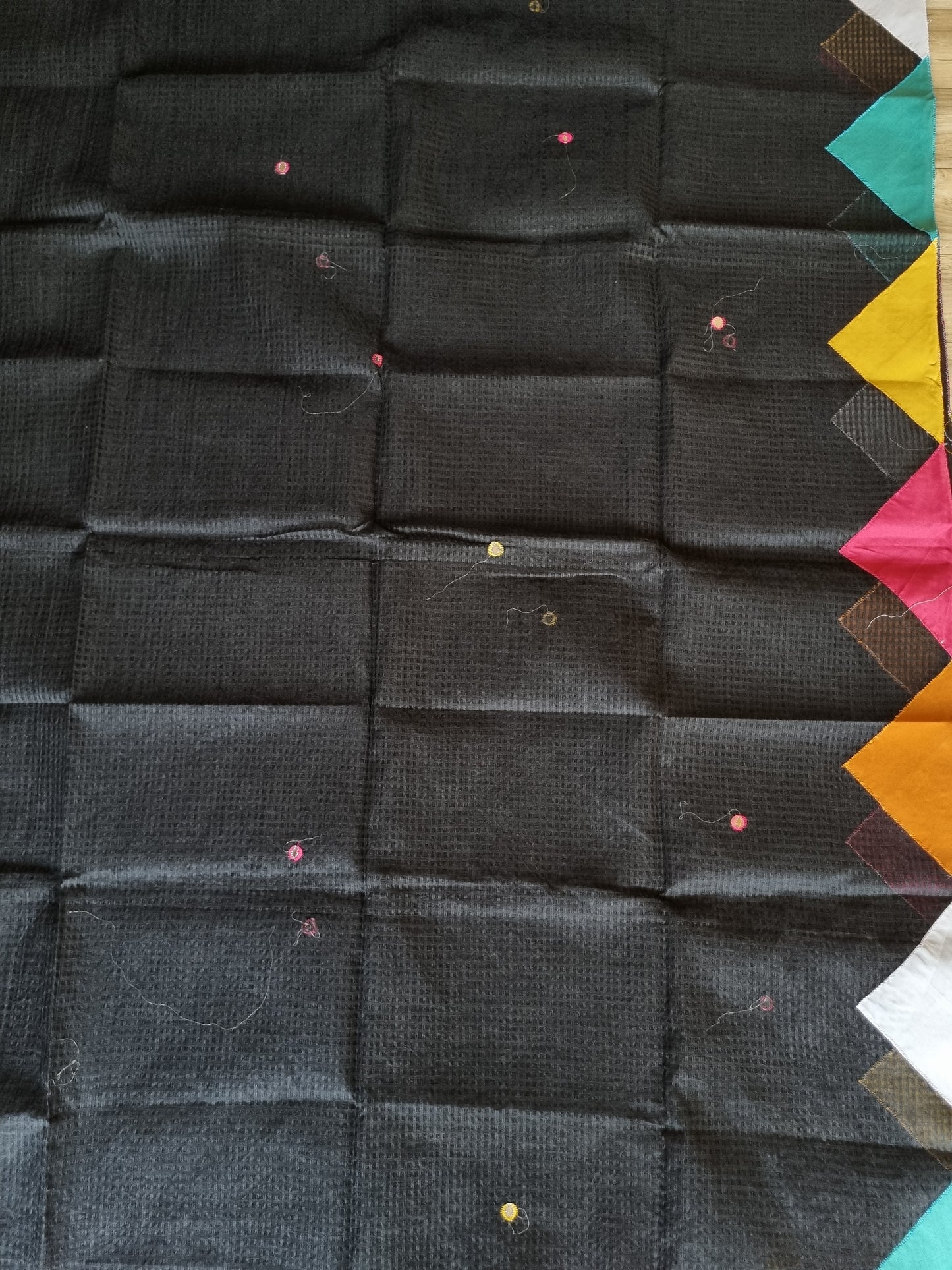 KOTA SAREE WITH APPLIQUE WORK