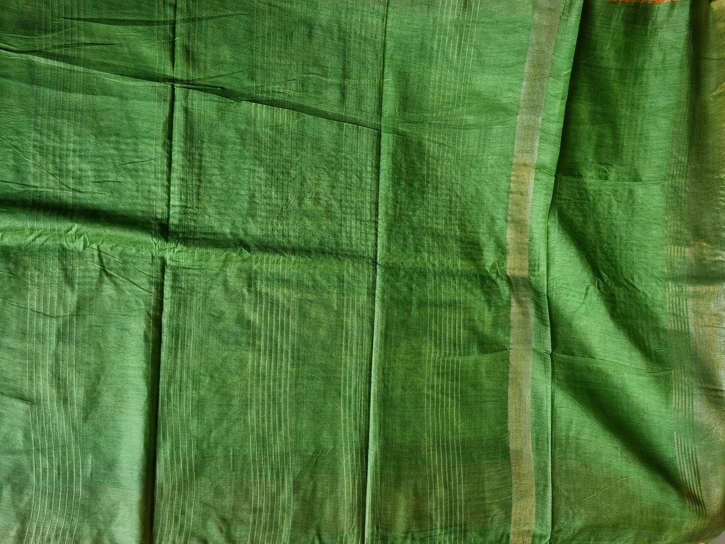 YELLOW AND GREEN SAREE