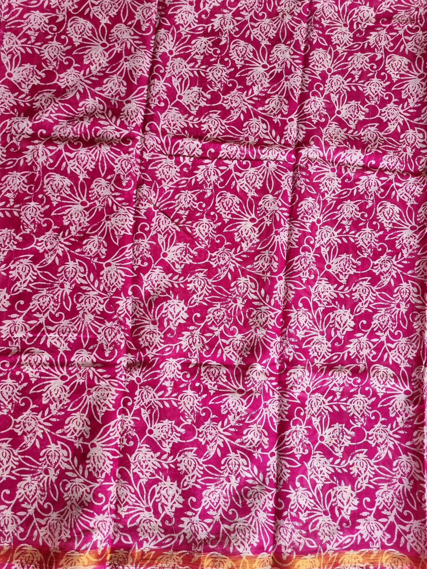 PINK PURE COTTON SAREE