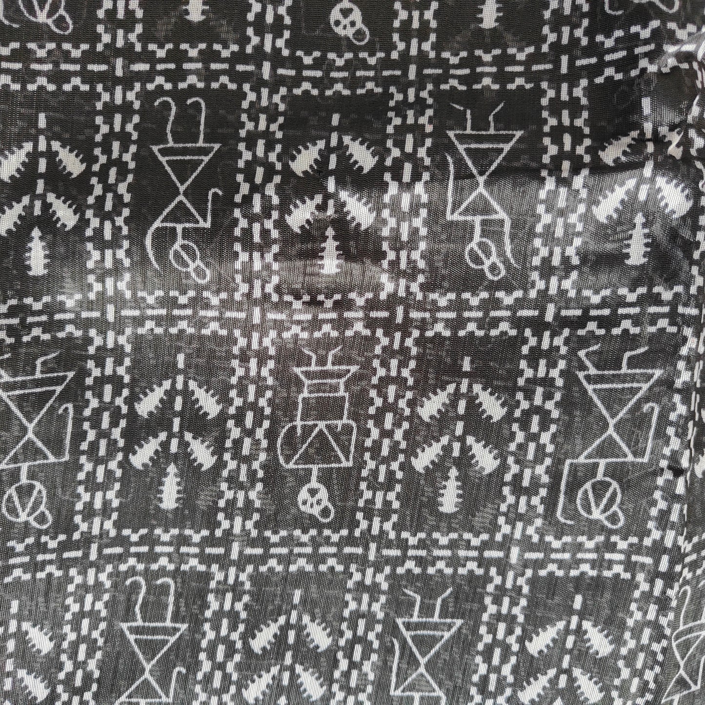 BLACK PRINTED SAREE