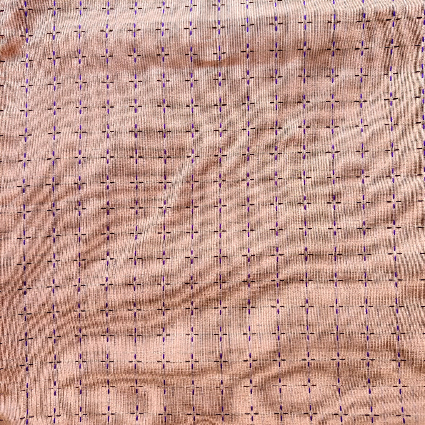 BEIGE TAN PURE COTTON SAREE