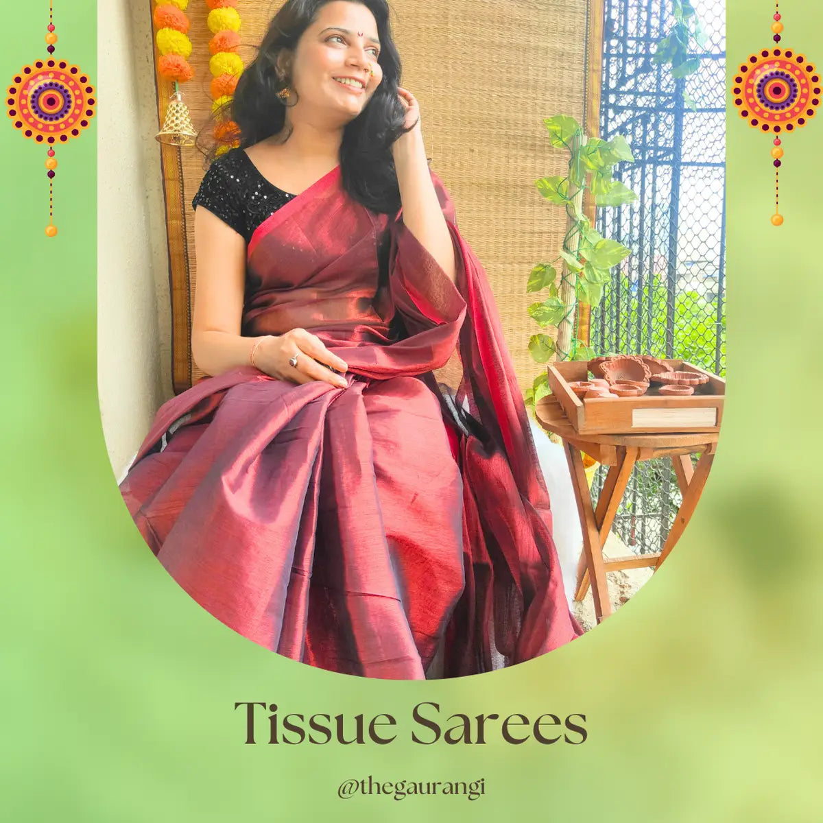 Tissue Sarees