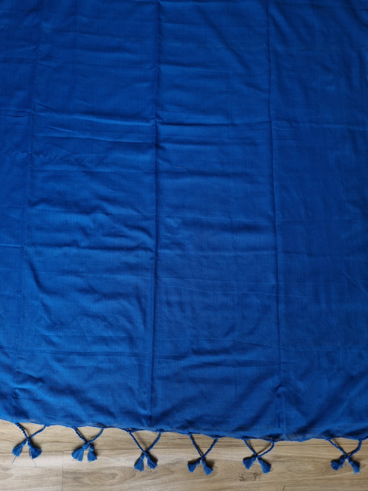 KHADI COTTON BLUE SAREE