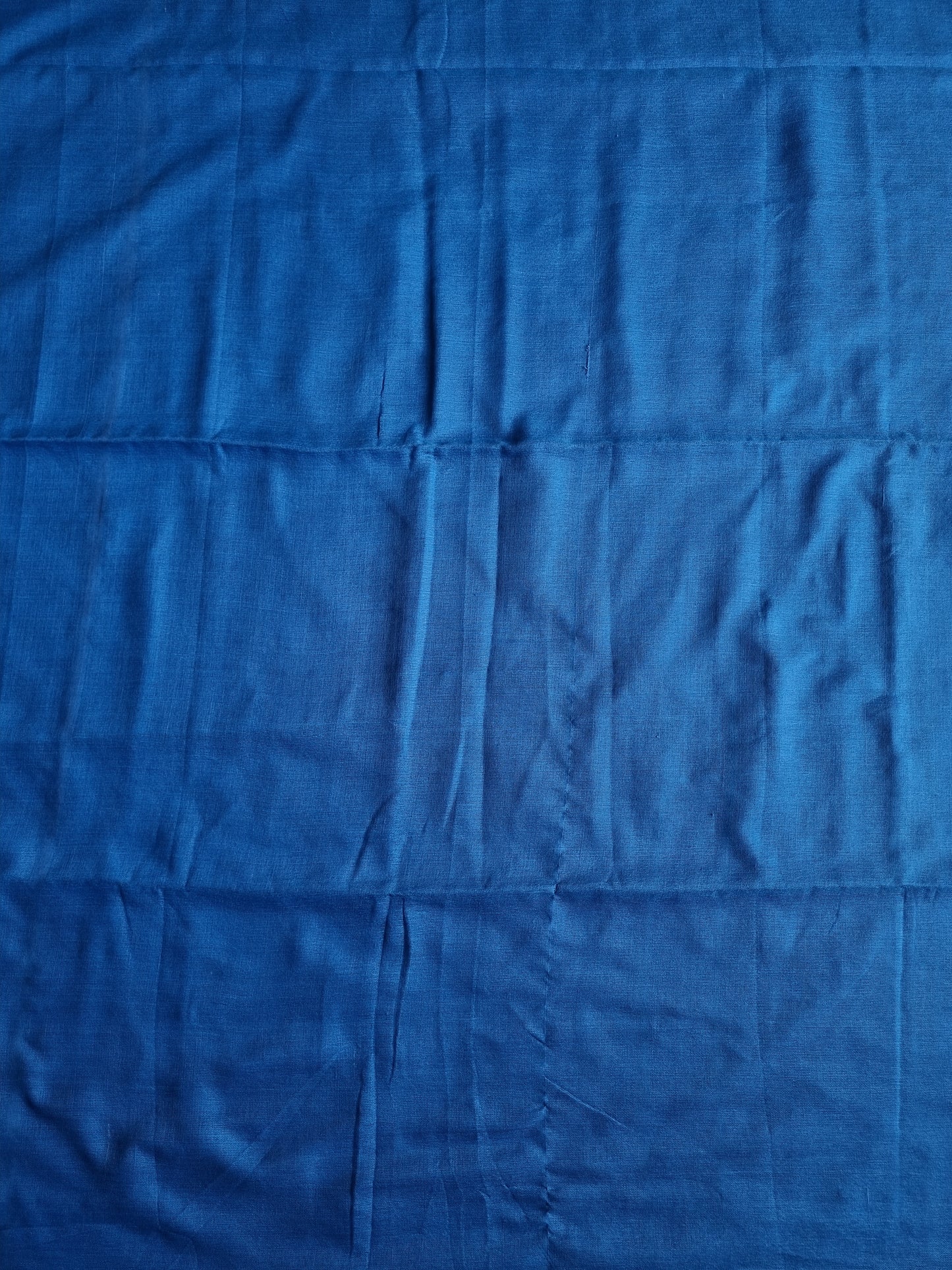 KHADI COTTON BLUE SAREE