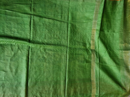 YELLOW AND GREEN SAREE