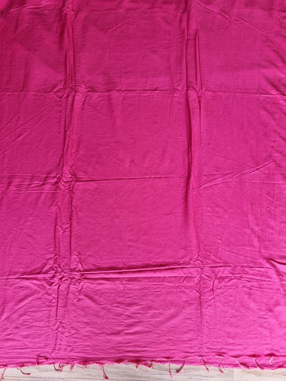 PLAIN PINK SAREE
