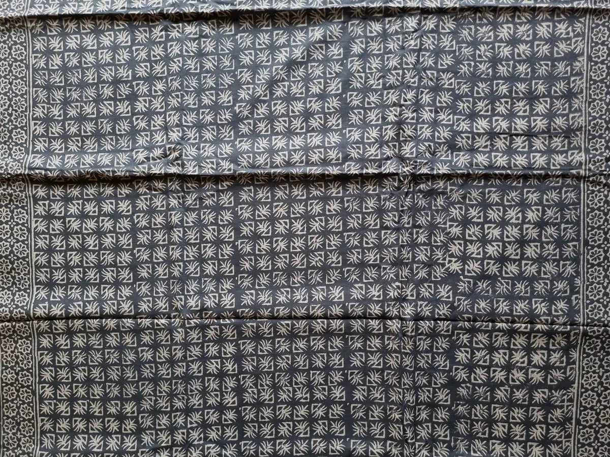 GREY MUL COTTON SAREE