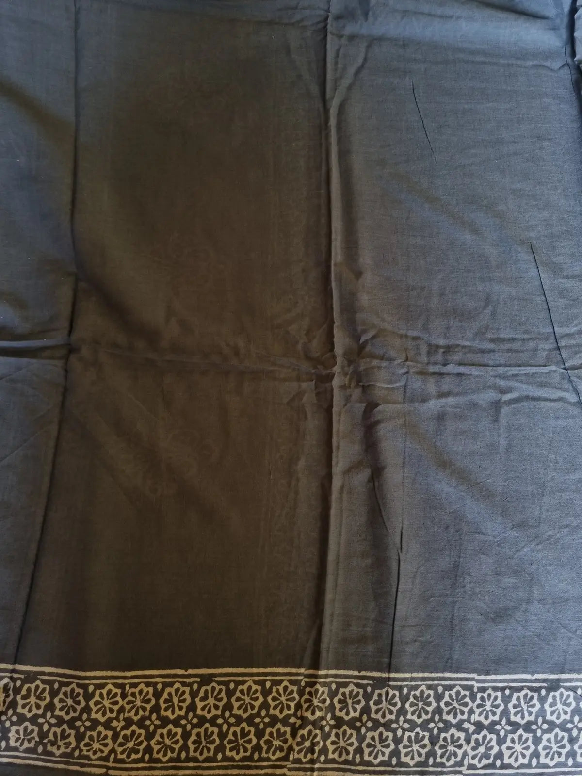 GREY MUL COTTON SAREE