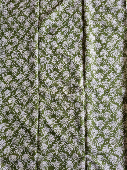 GREEN PURE COTTON SAREE