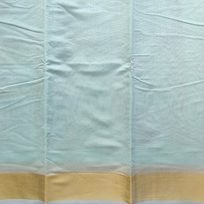 TEAL COTTON SAREE
