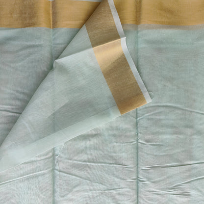 TEAL COTTON SAREE