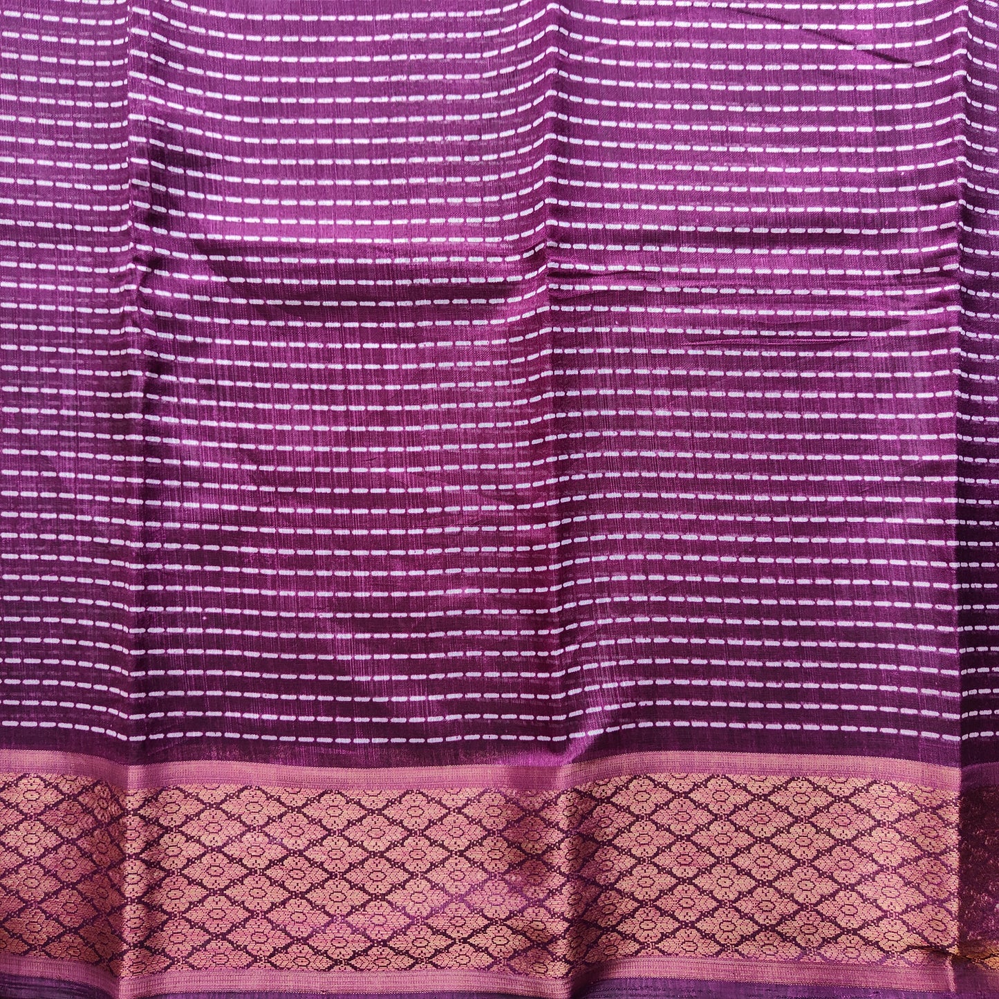 PUPLE PRINTED SAREE