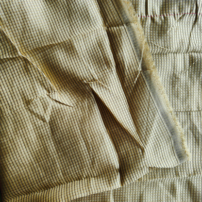GREY AND PINK KALAMKARI SAREE