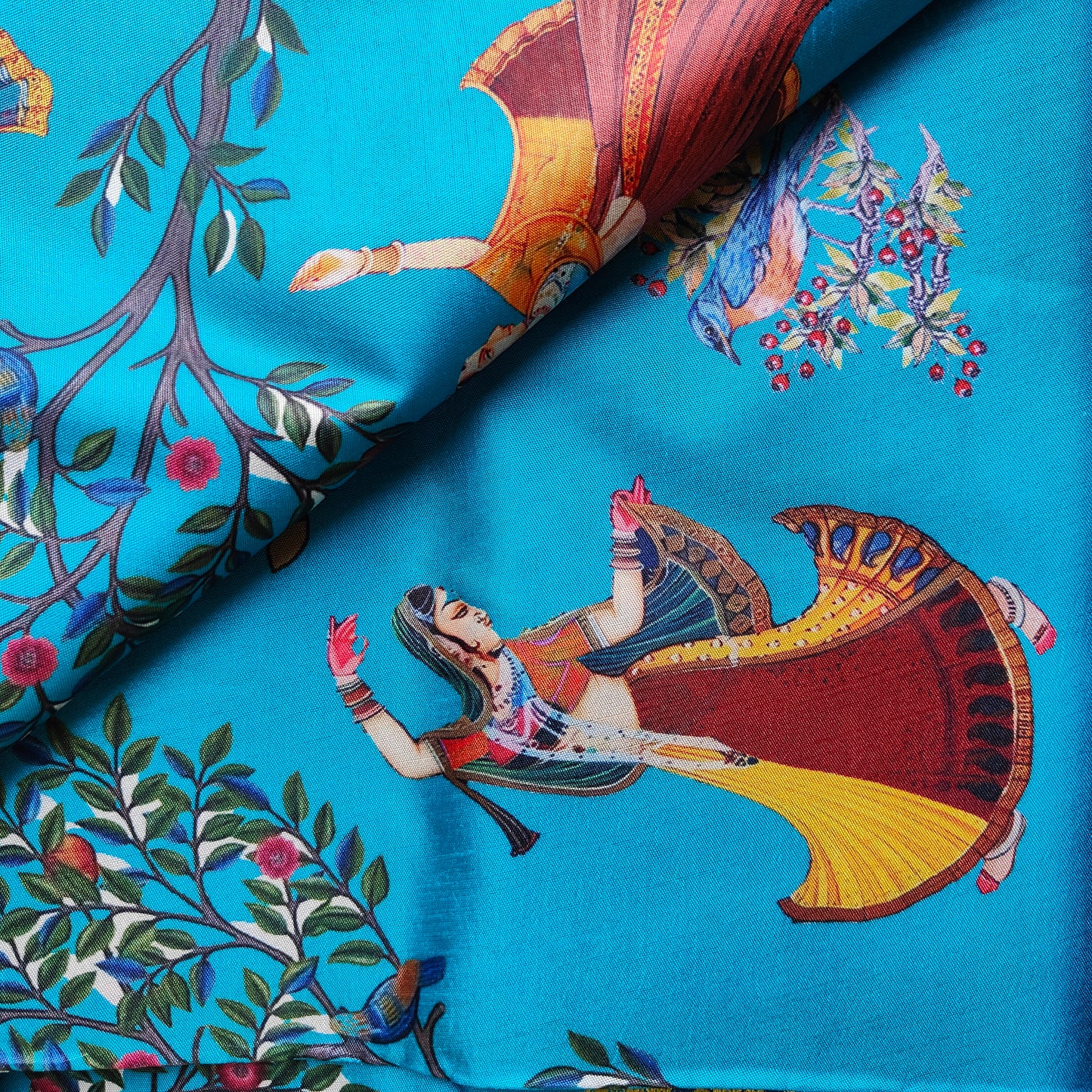 SKY BLUE TRADTIONAL SILK SAREE