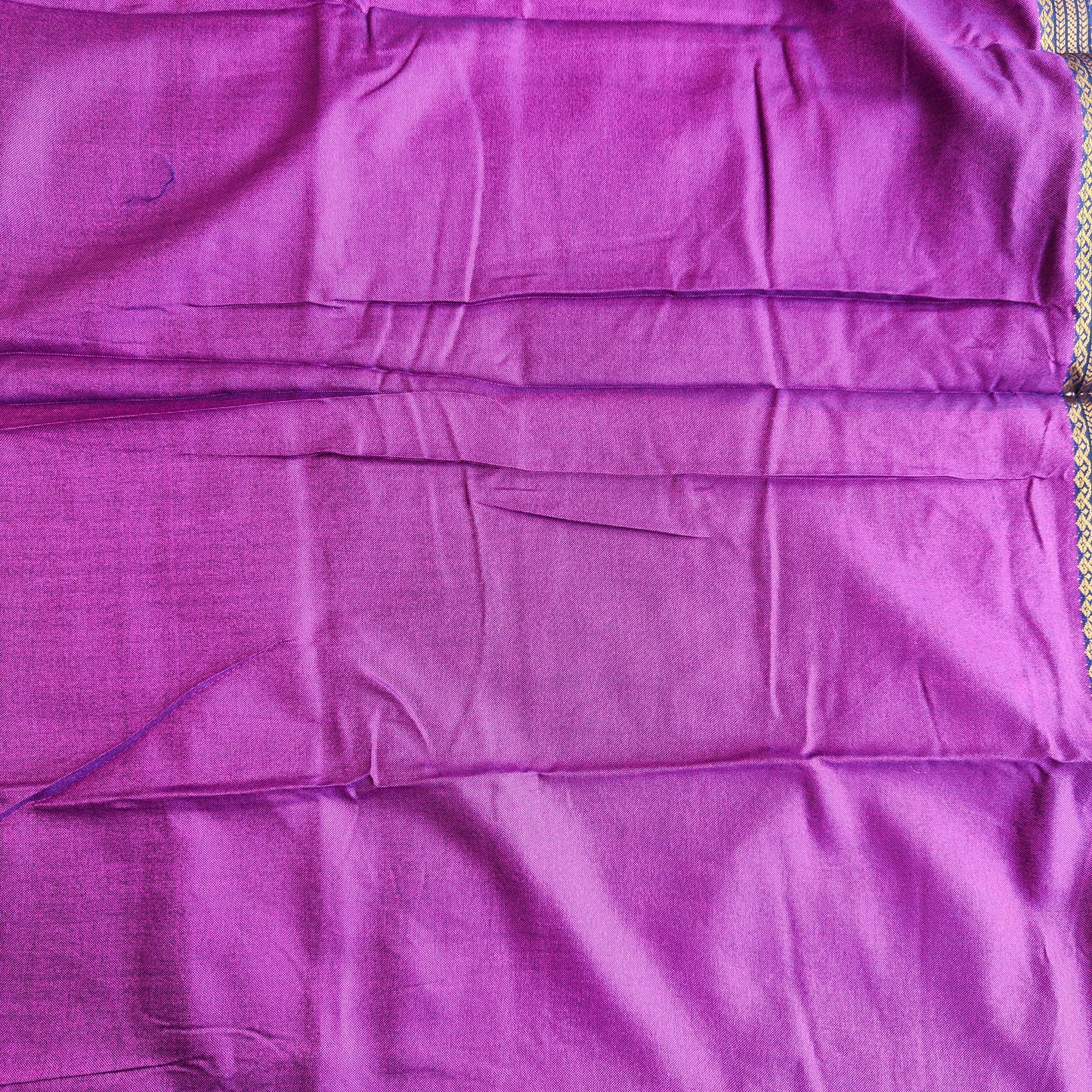 DARK PURPLE BLUE BORDER SAREE