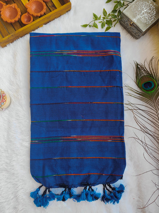 BLUE KHESH COTTON SAREE