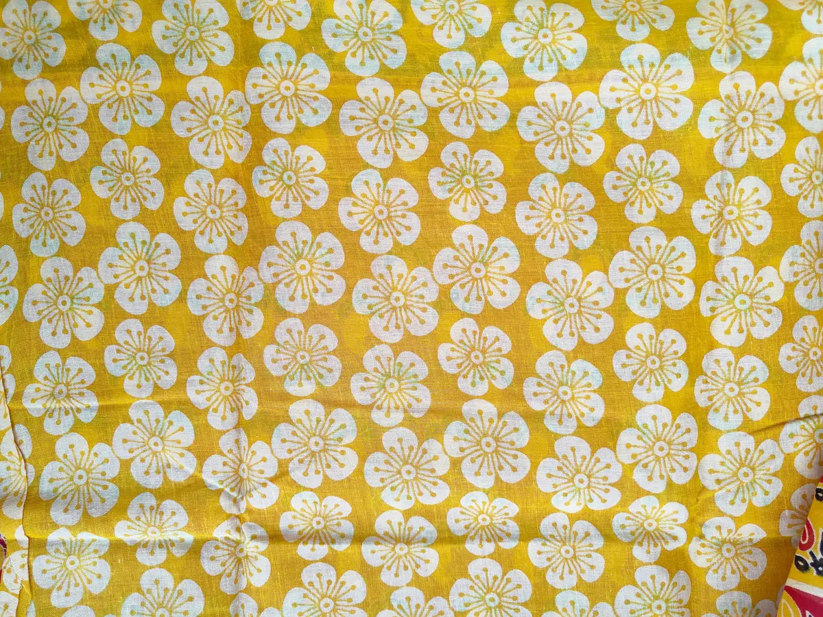 RED MANGO AJRAKH CHANDERI COTTON SAREE