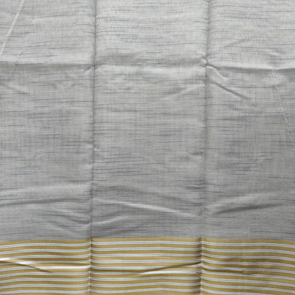 GREY COTTON SAREE