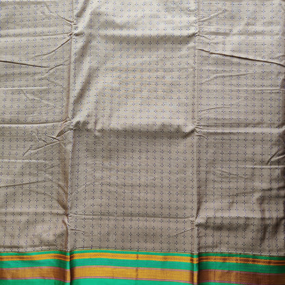 BROWN PURE COTTON SAREE