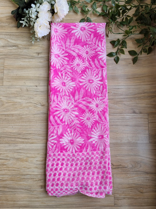 PINK BOLLYWOOD CHIFFON SAREE